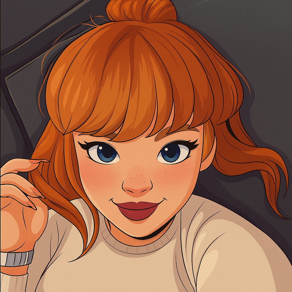 Our in-house created cartoon drawing of Amandinha Garcia