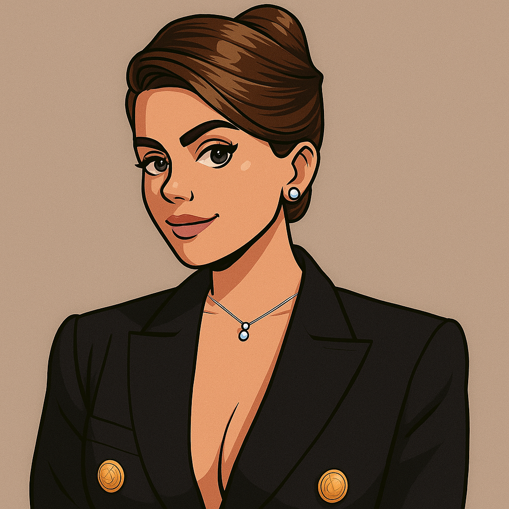 Our in-house created cartoon drawing of Valentina Midget