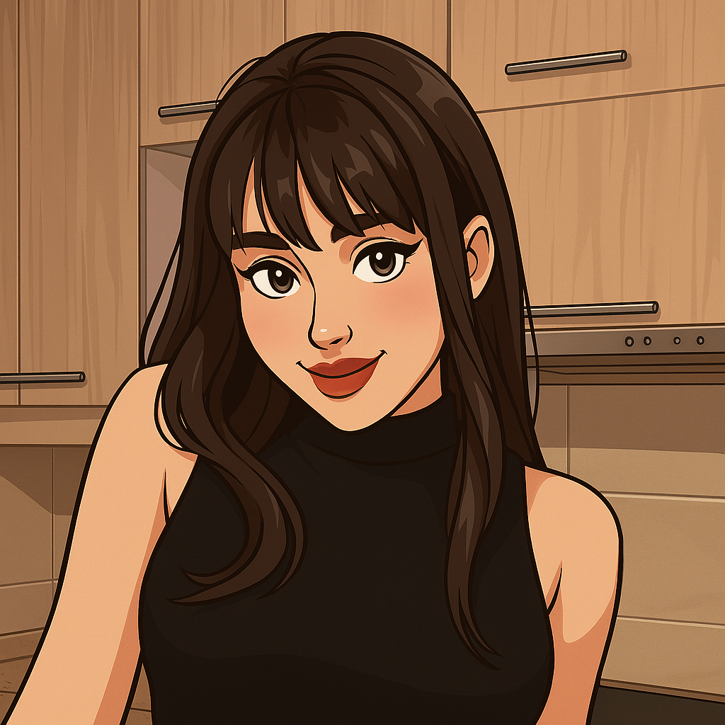 Our in-house created cartoon drawing of Agustina Rey