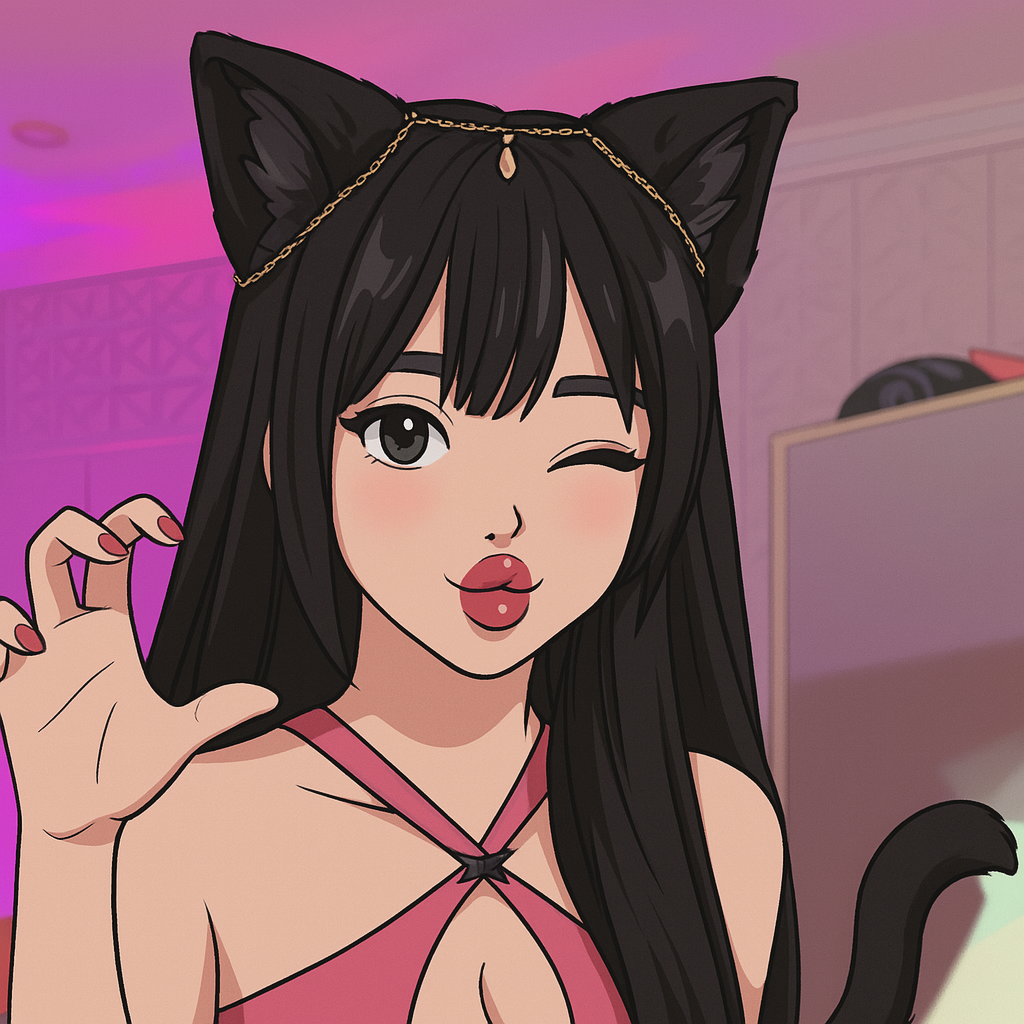 Our in-house created cartoon drawing of AsianBunnyx
