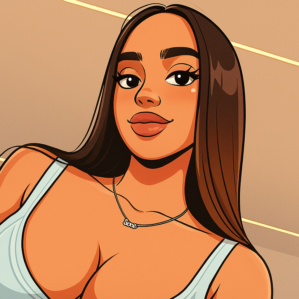 Our in-house created cartoon drawing of Camila Cruz