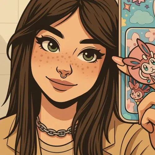 Our in-house created cartoon drawing of Hannahowo