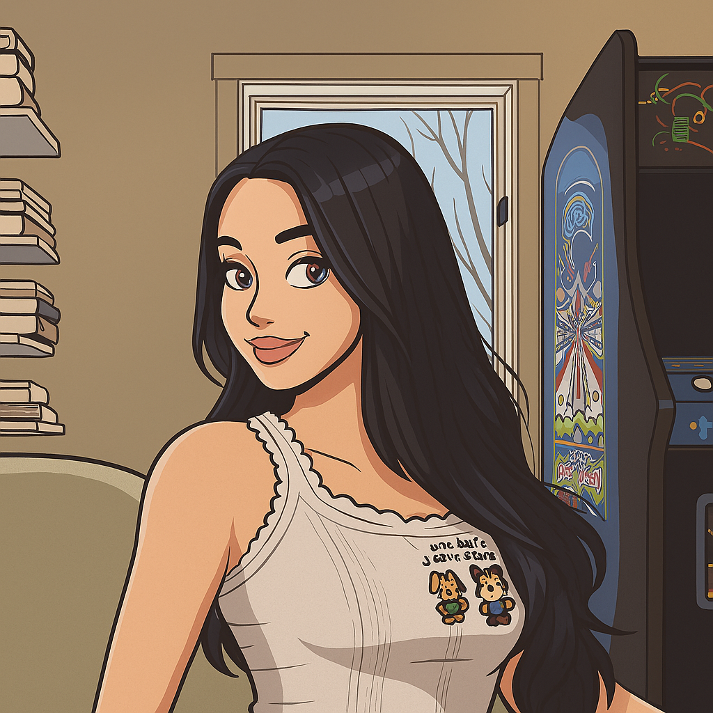 Our in-house created cartoon drawing of Jonelle Brooks