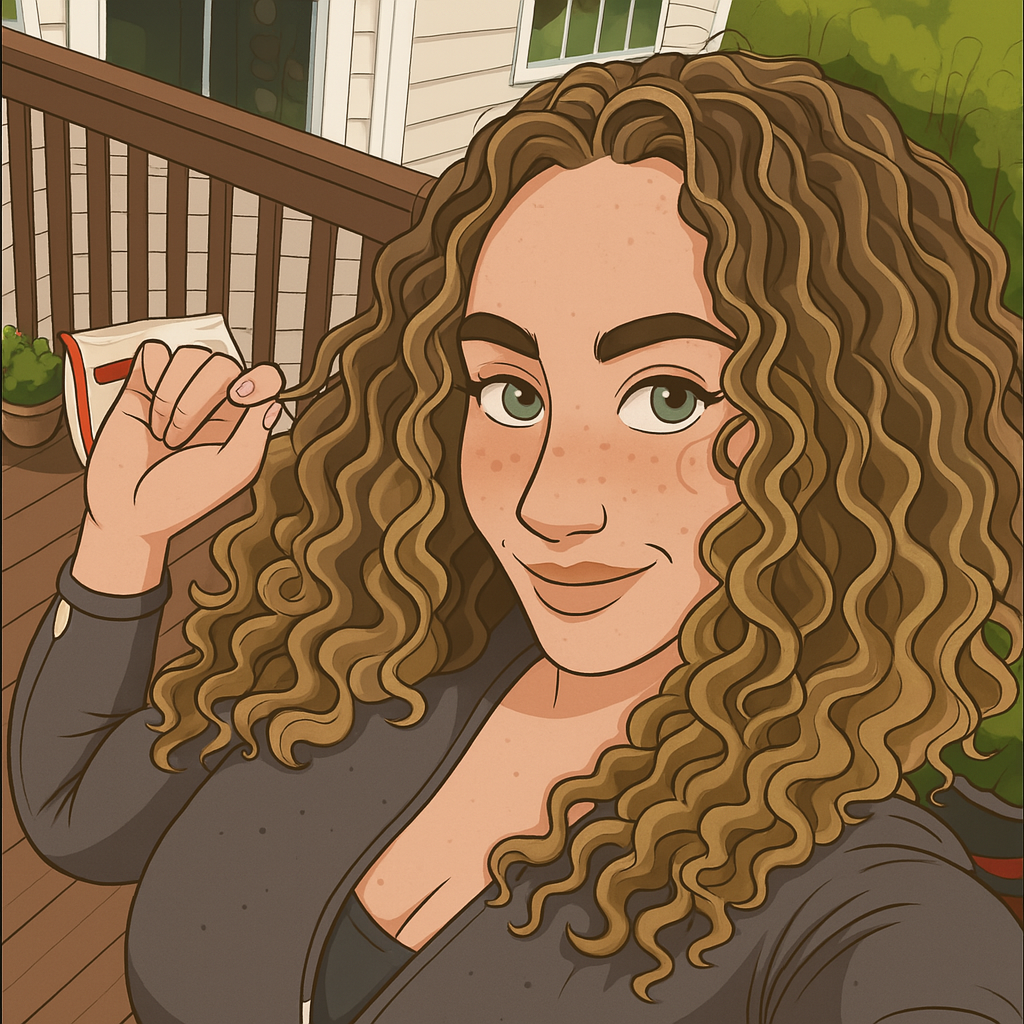 Our in-house created cartoon drawing of Karlye Taylor
