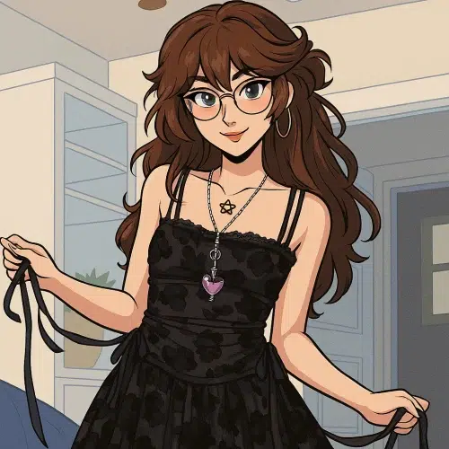 Our in-house created cartoon drawing of Myah Rodriguez