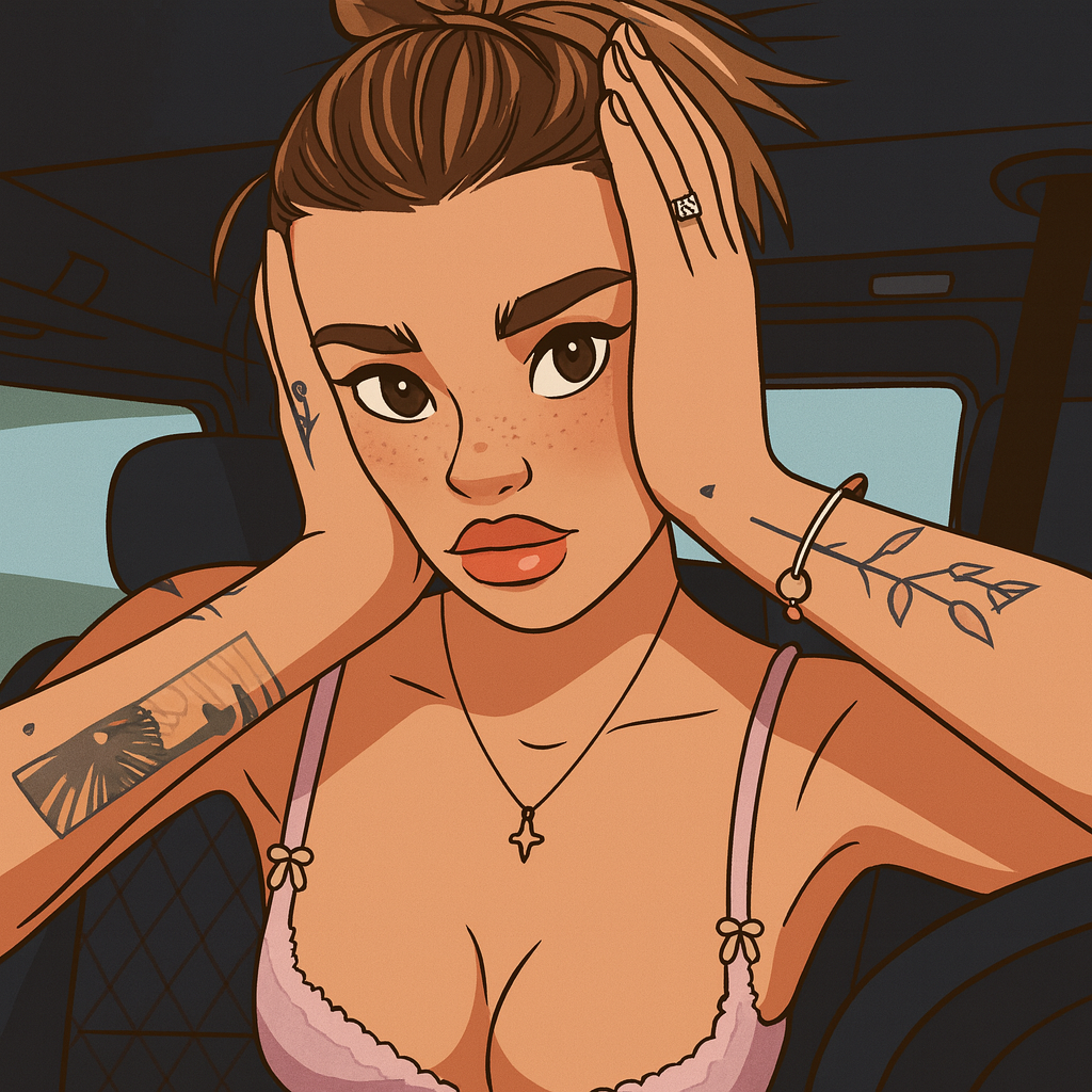 Our in-house created cartoon drawing of Ari Kytsya