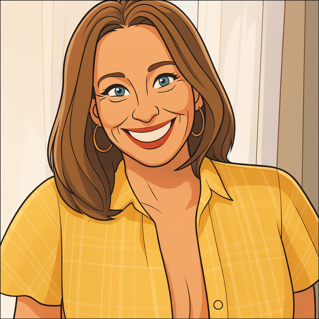 Our in-house created cartoon drawing of Autumn J Cooper