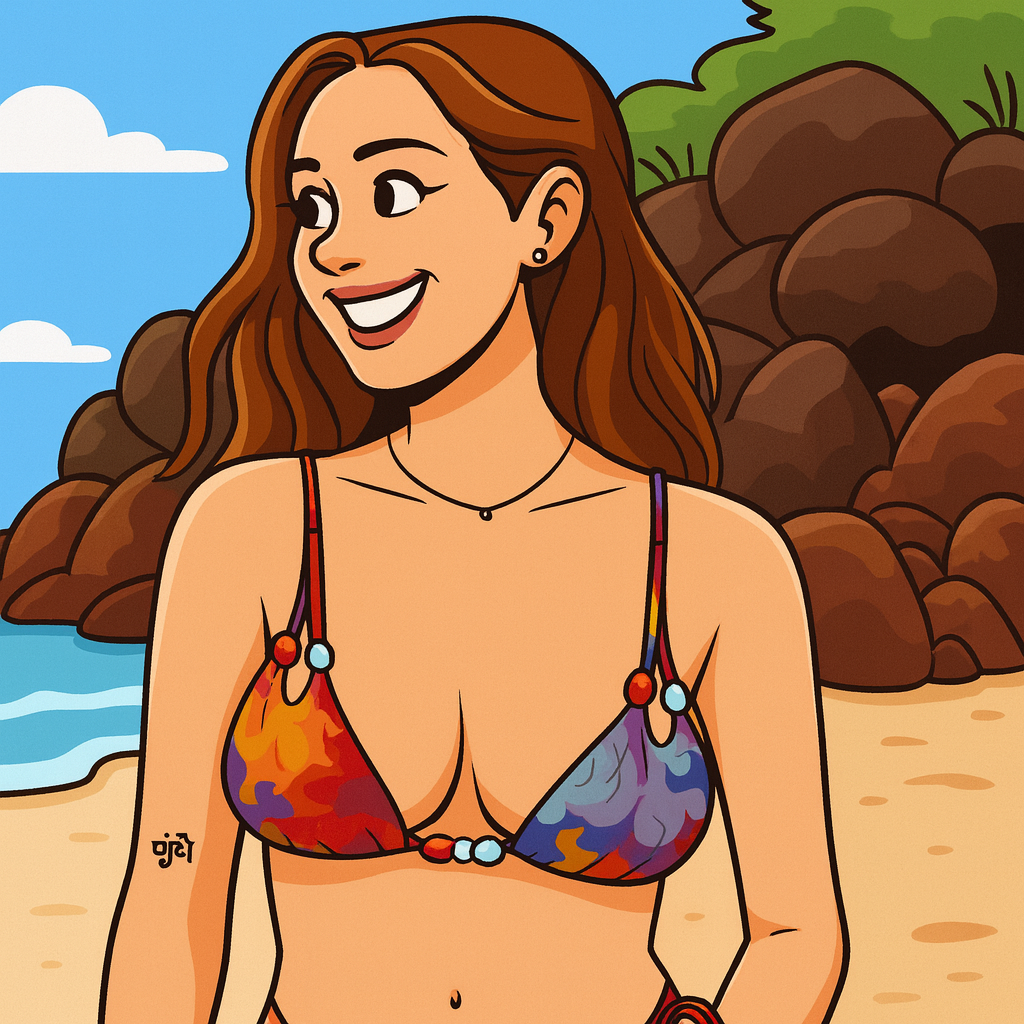 Our in-house created cartoon drawing of Ellaalexandra