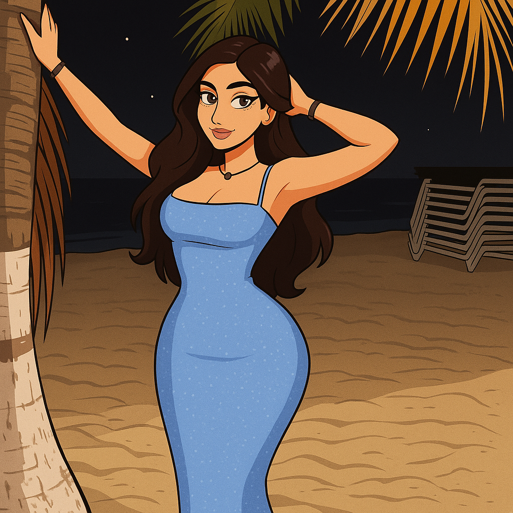 Our in-house created cartoon drawing of Ester Bron