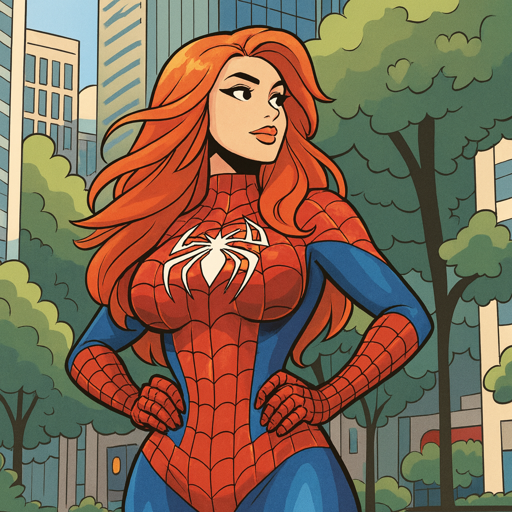 Our in-house created cartoon drawing of Jenna Lynn Meowri
