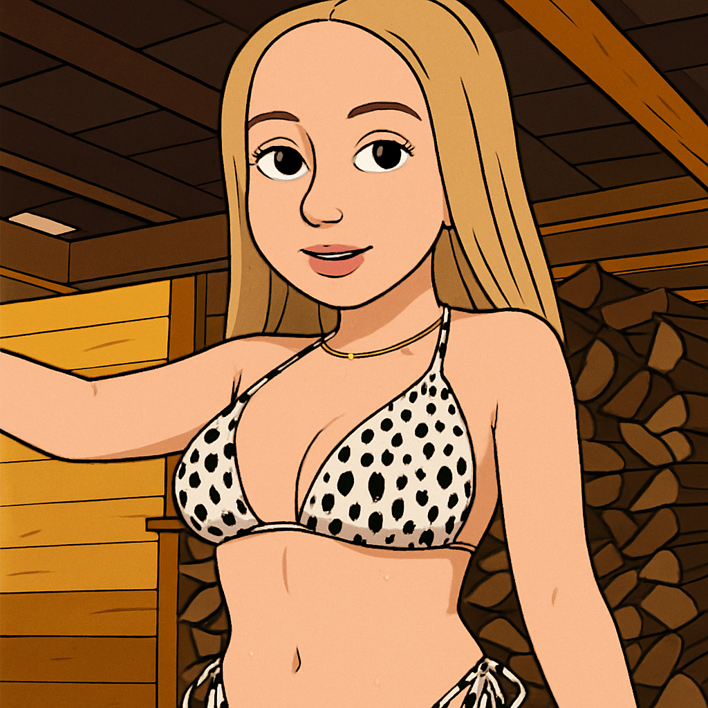 Our in-house created cartoon drawing of Judy Blooms