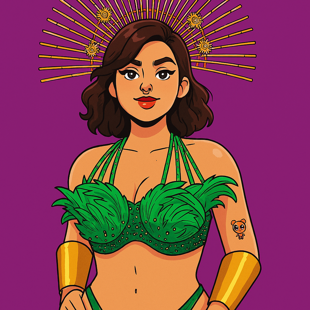 Our in-house created cartoon drawing of Kerolay Chaves