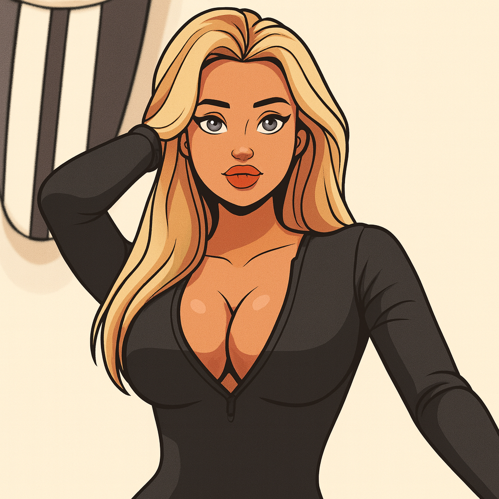 Our in-house created cartoon drawing of Mikayla Demaiter 