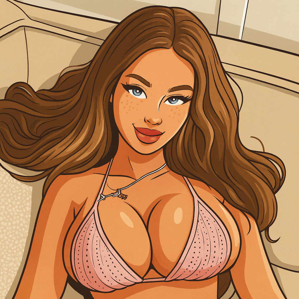 Our in-house created cartoon drawing of Sky Bri
