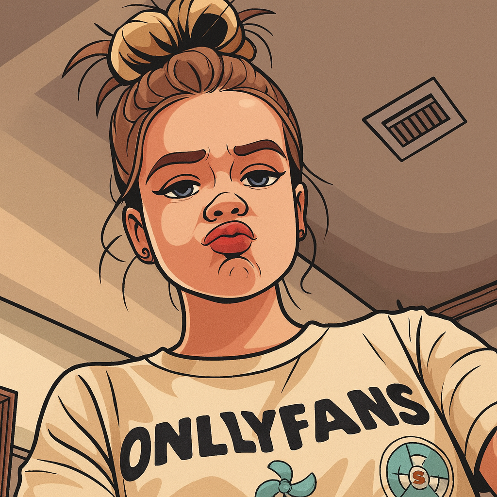 Our in-house created cartoon drawing of Talissa Smalley