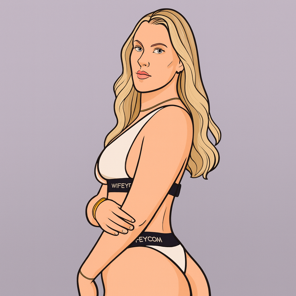 Our in-house created cartoon drawing of The_country_hotwife