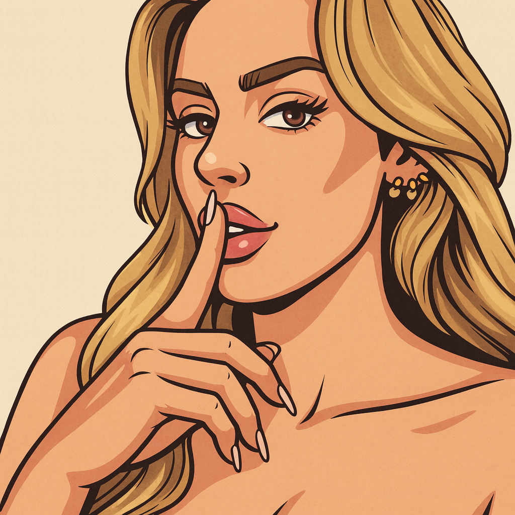 Our in-house created cartoon drawing of Vanessa Mariposa