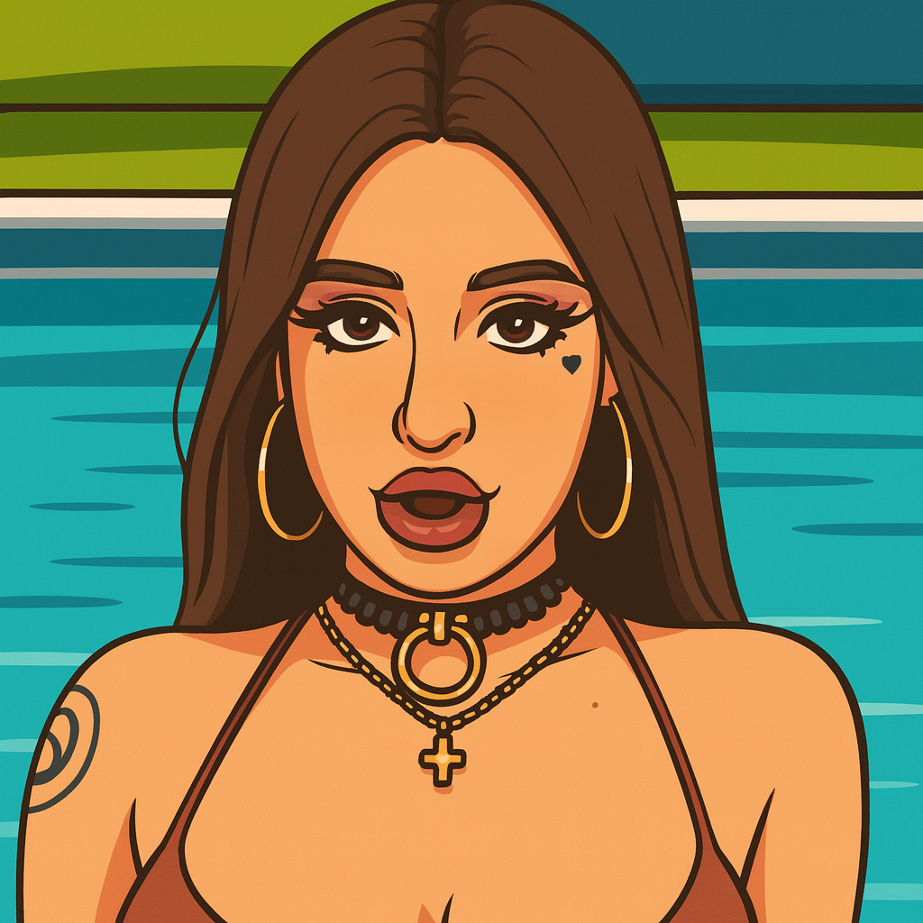 Our in-house created cartoon drawing of Anna Chambers