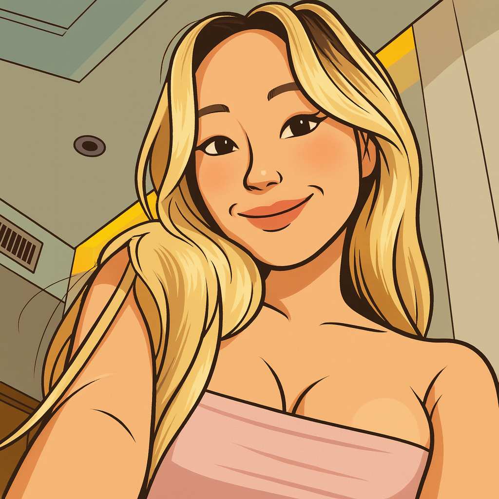 Our in-house created cartoon drawing of Bella Nicole