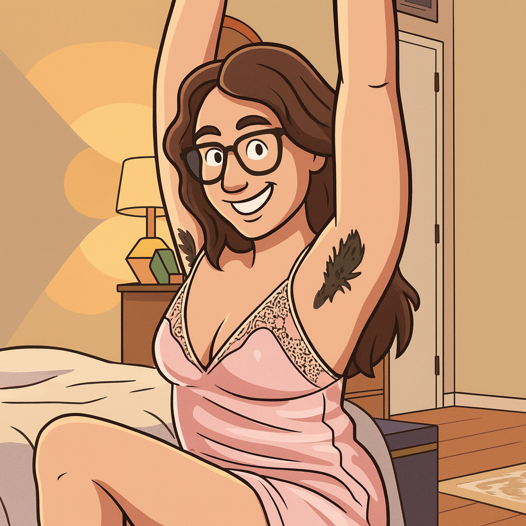 Our in-house created cartoon drawing of BellatrixSweets