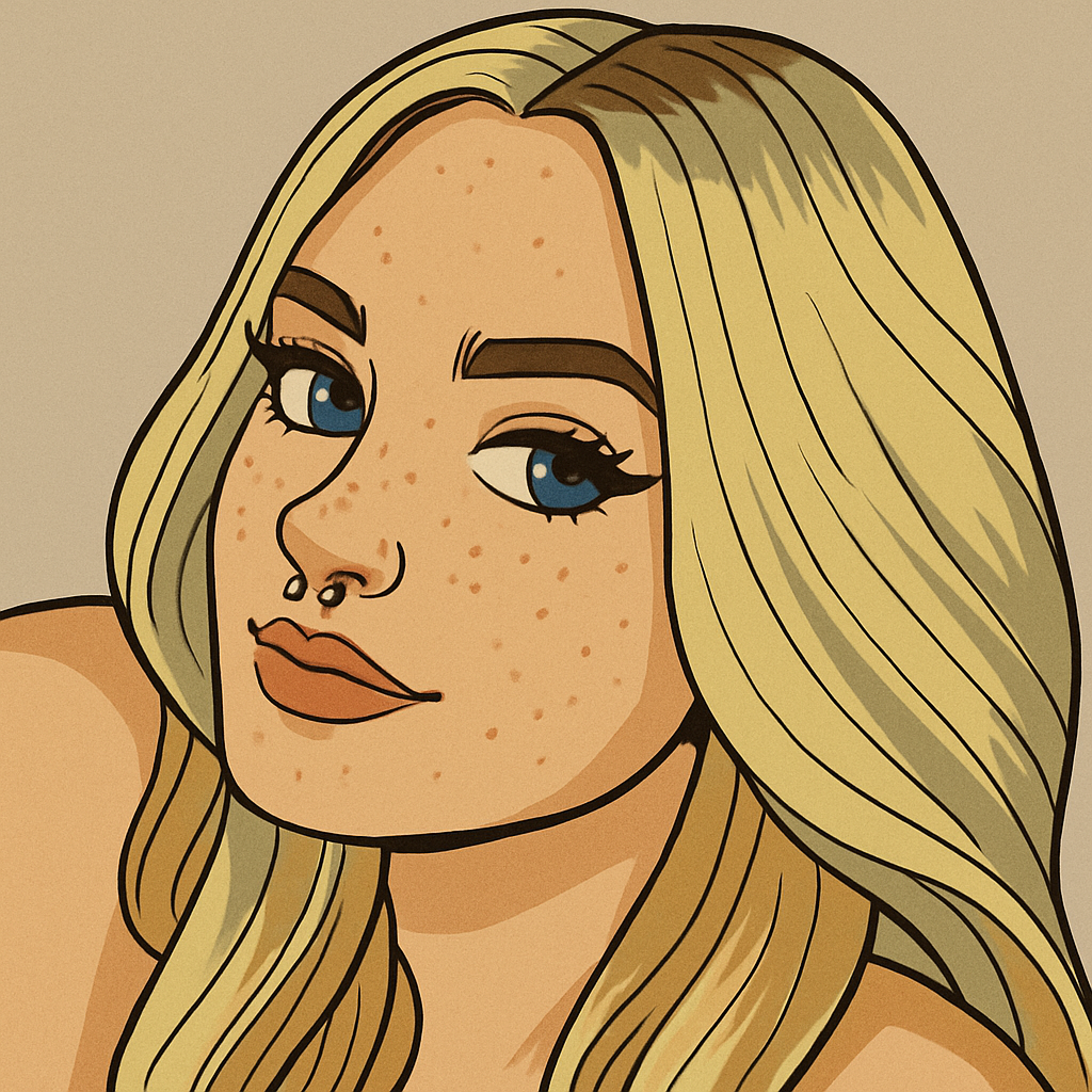 Our in-house created cartoon drawing of Blake Blossom
