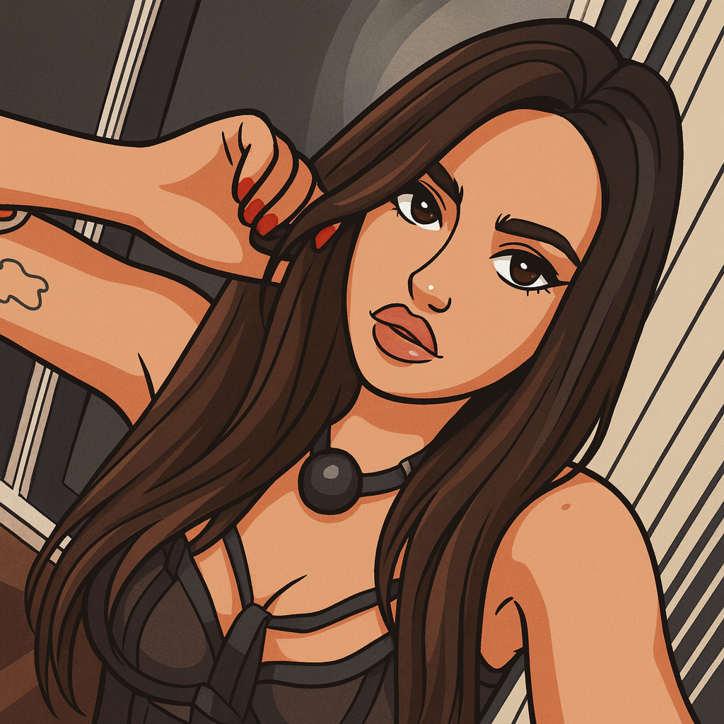 Our in-house created cartoon drawing of Eva LustFul