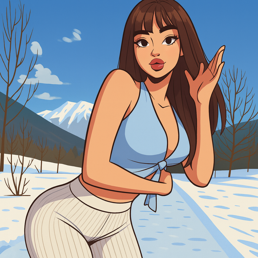 Our in-house created cartoon drawing of Lara Diabla