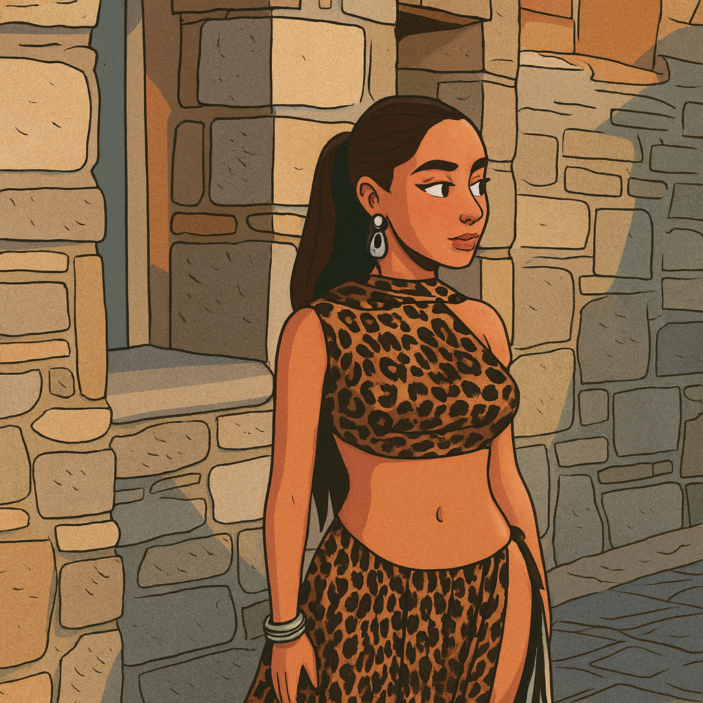 Our in-house created cartoon drawing of Lea Mary