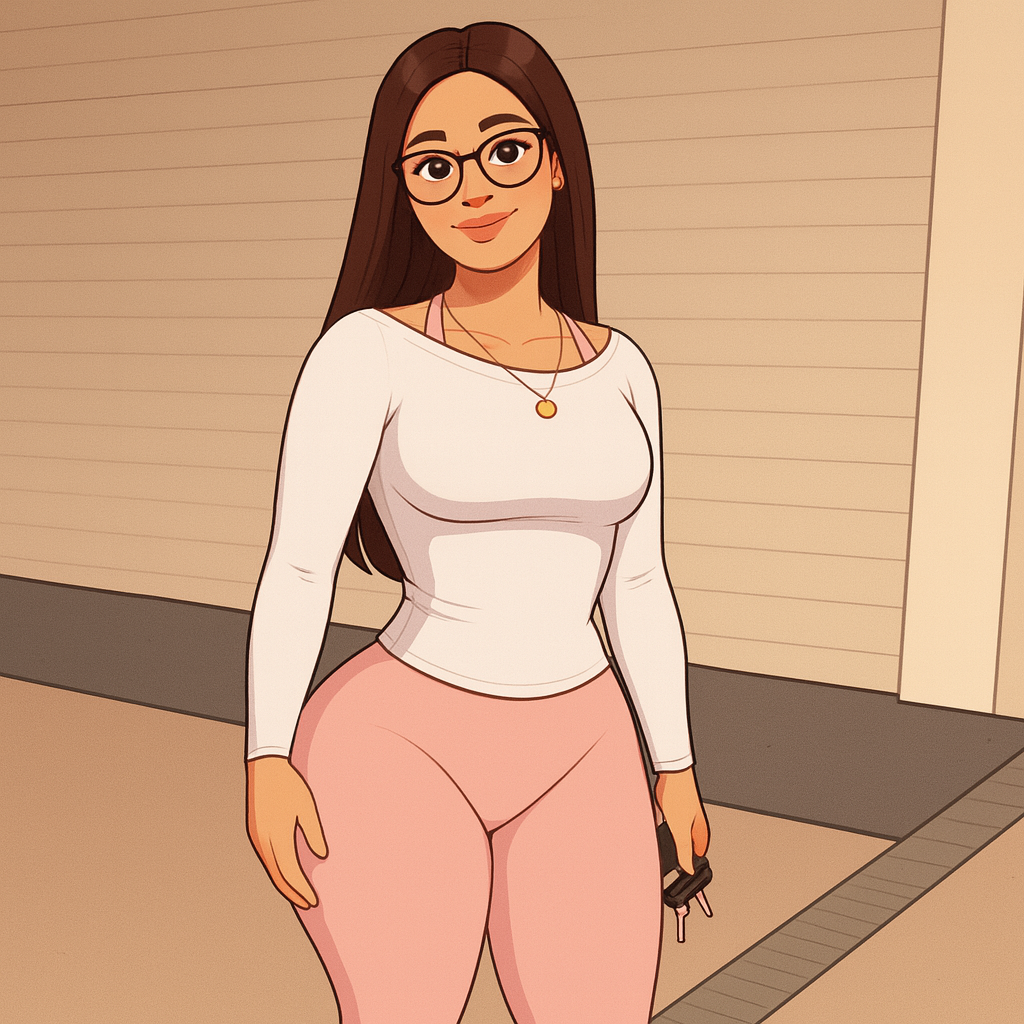 Our in-house created cartoon drawing of Lilith Cavaliere