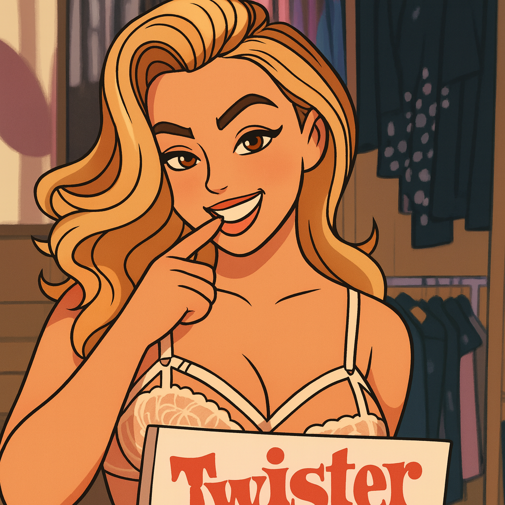 Our in-house created cartoon drawing of Mandy Rose