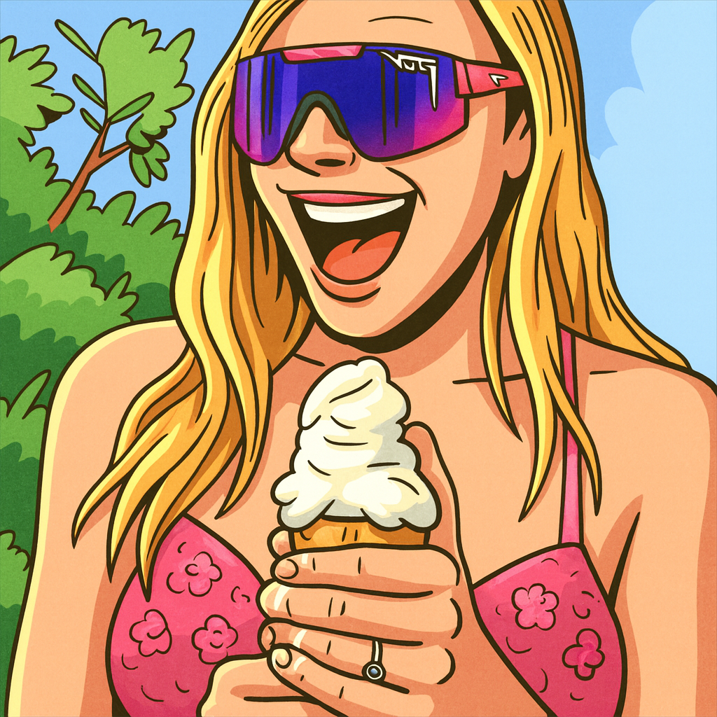Our in-house created cartoon drawing of Yummy Couple