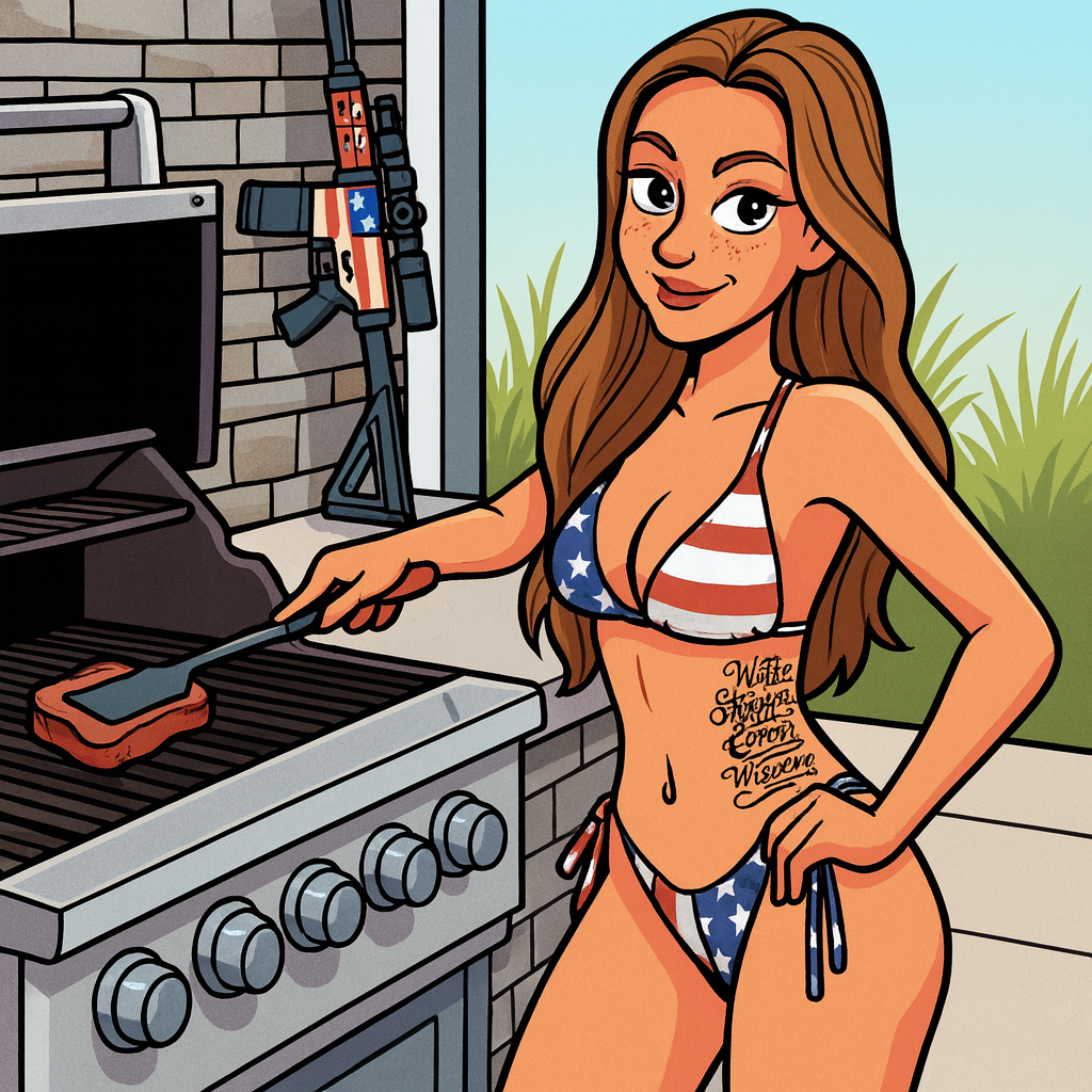 Our in-house created cartoon drawing of Anya Matusevich