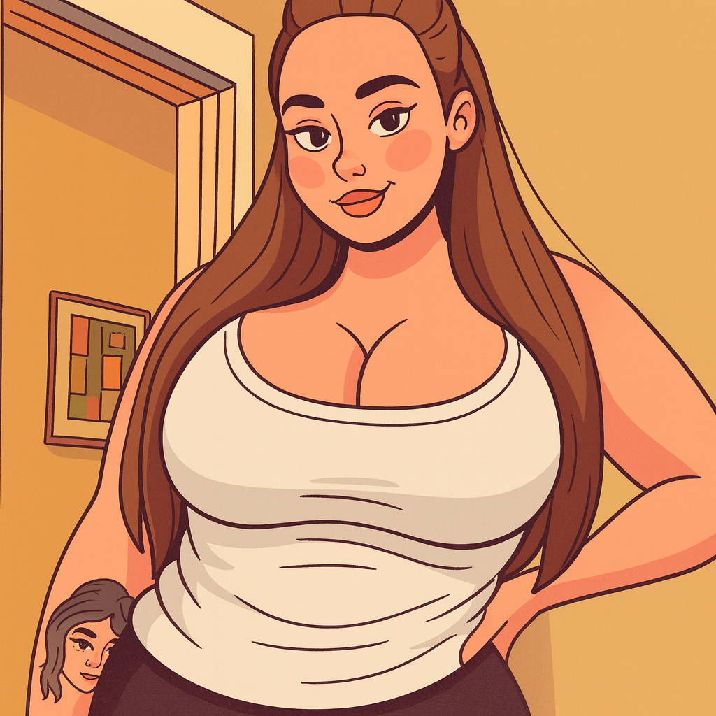 Our in-house created cartoon drawing of Ava Nicks