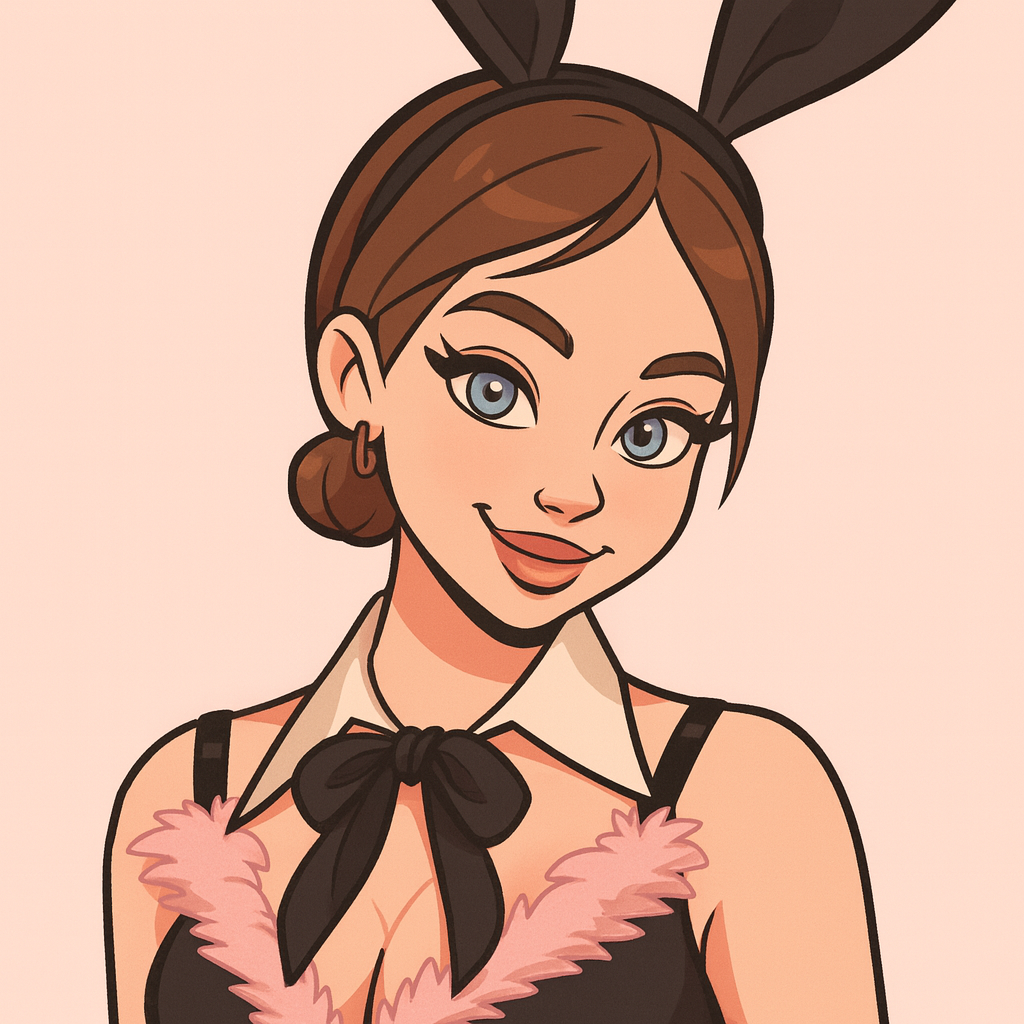 Our in-house created cartoon drawing of Bamby Belle