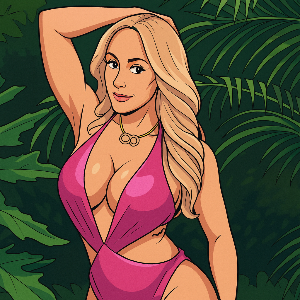 Our in-house created cartoon drawing of Brandi Love