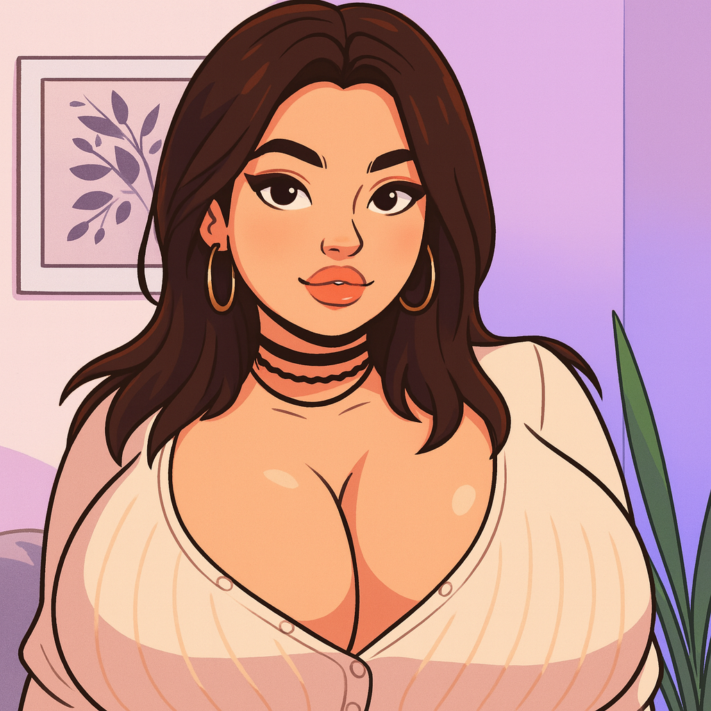 Our in-house created cartoon drawing of Busty Ema