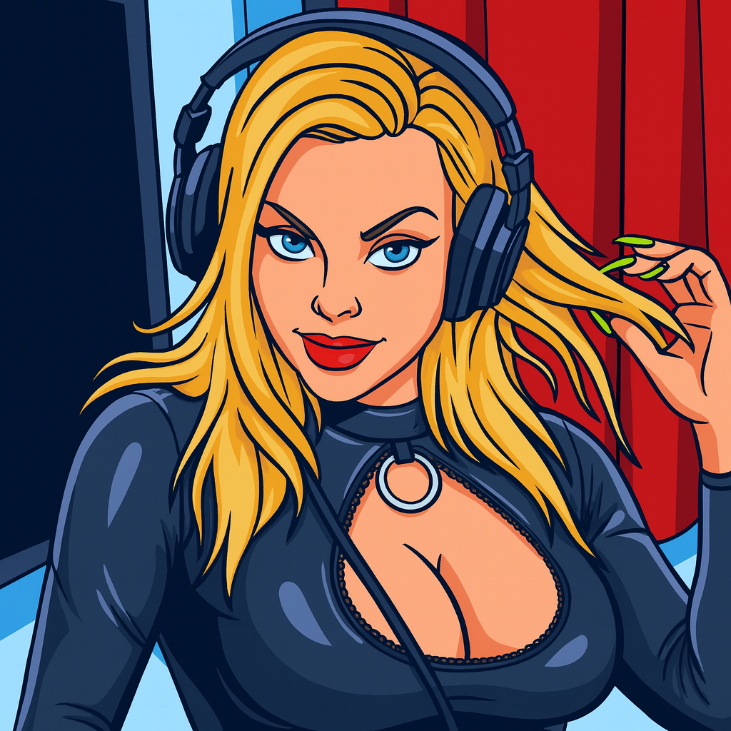 Our in-house created cartoon drawing of Daniela Blume