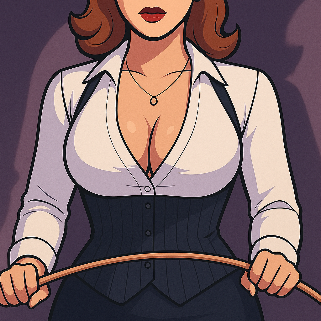 Our in-house created cartoon drawing of Georgia Payne