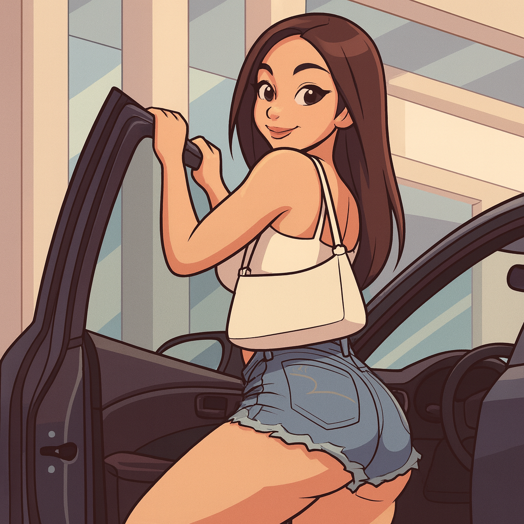 Our in-house created cartoon drawing of  Hanna Zuki