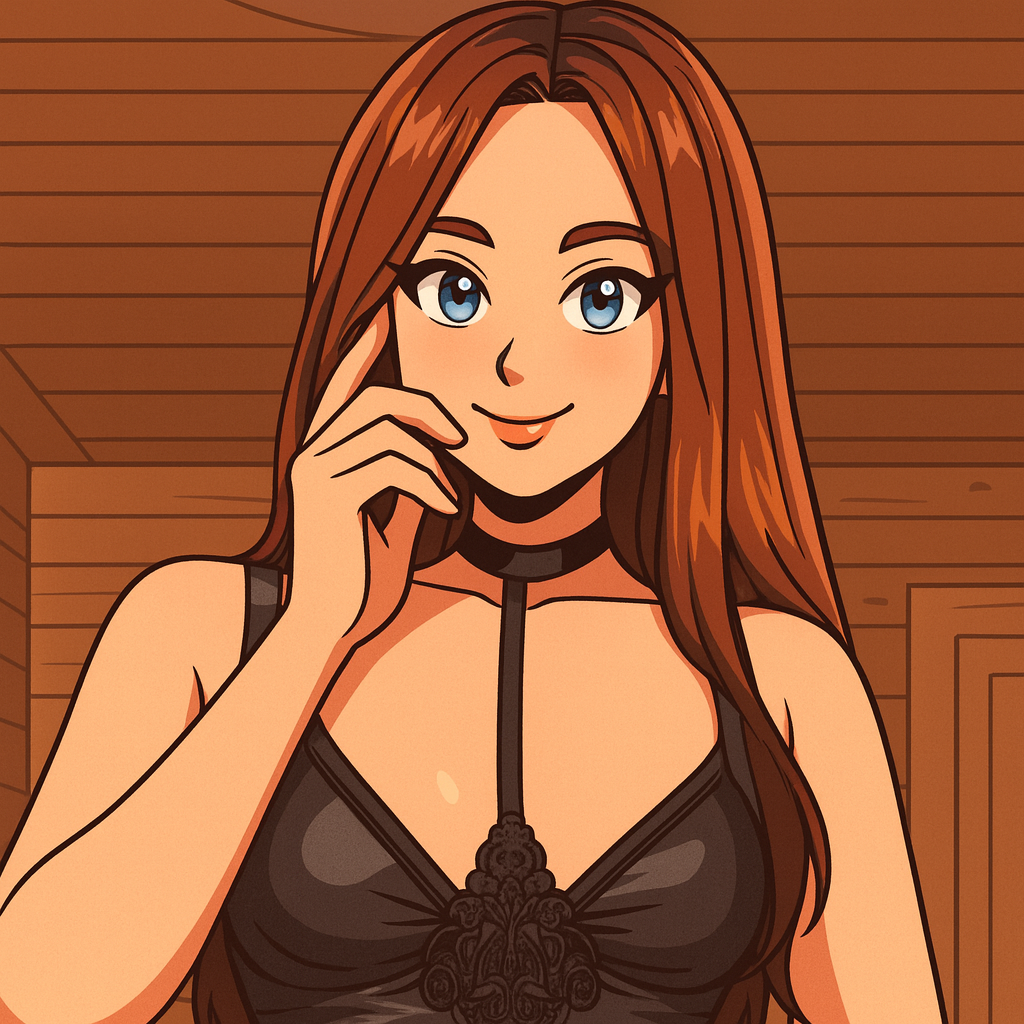 Our in-house created cartoon drawing of Ioanna Red