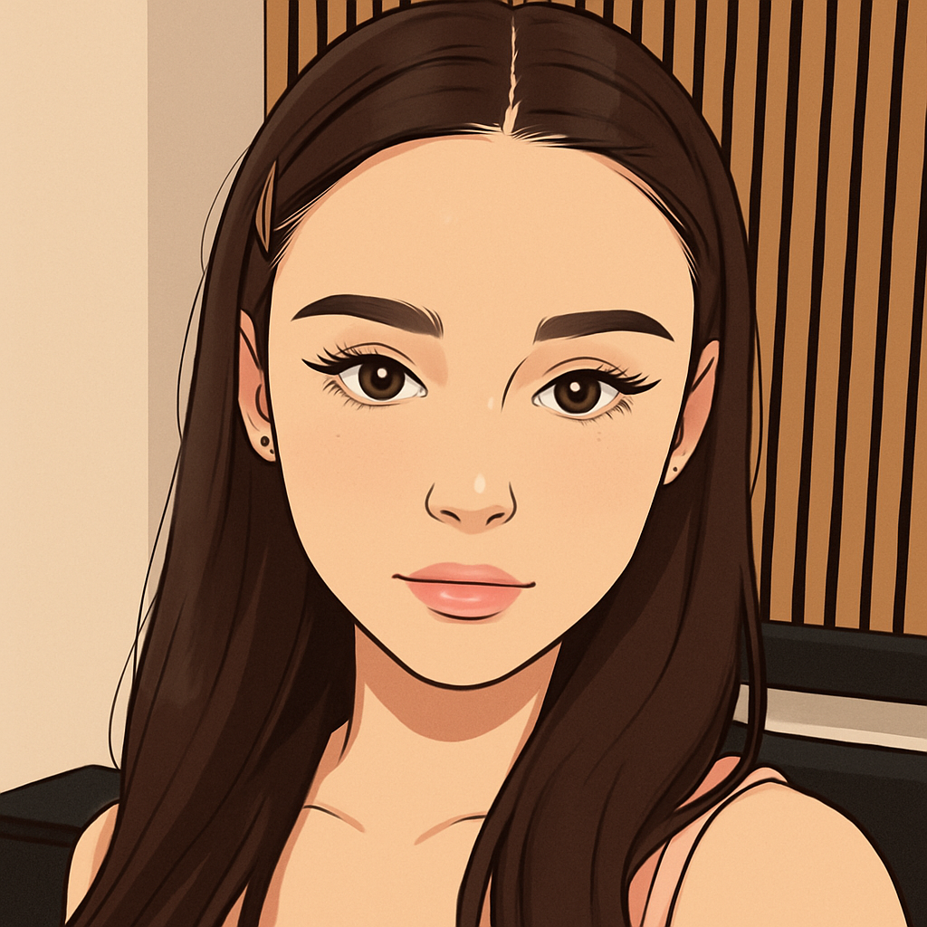 Our in-house created cartoon drawing of Julia Kiss