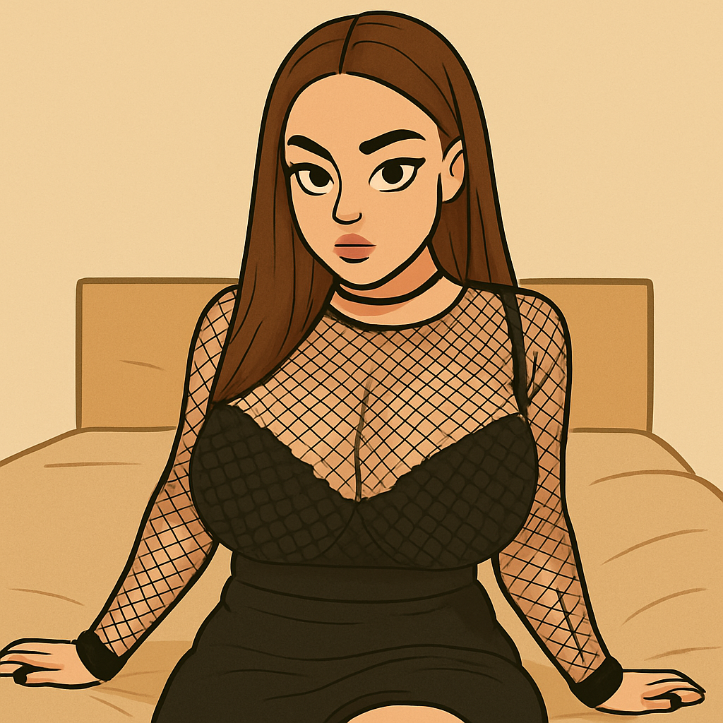 Our in-house created cartoon drawing of Kira Clark