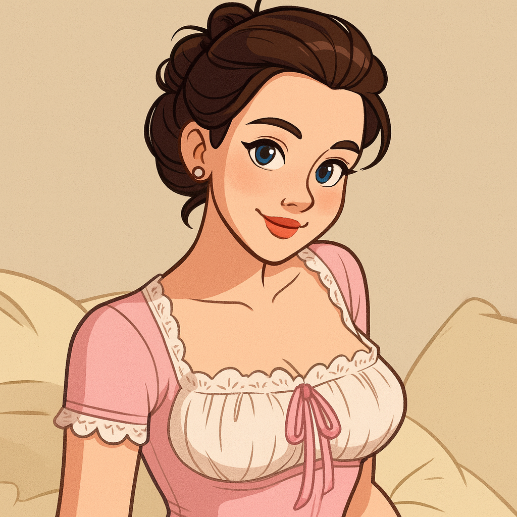 Our in-house created cartoon drawing of Lily Virgin