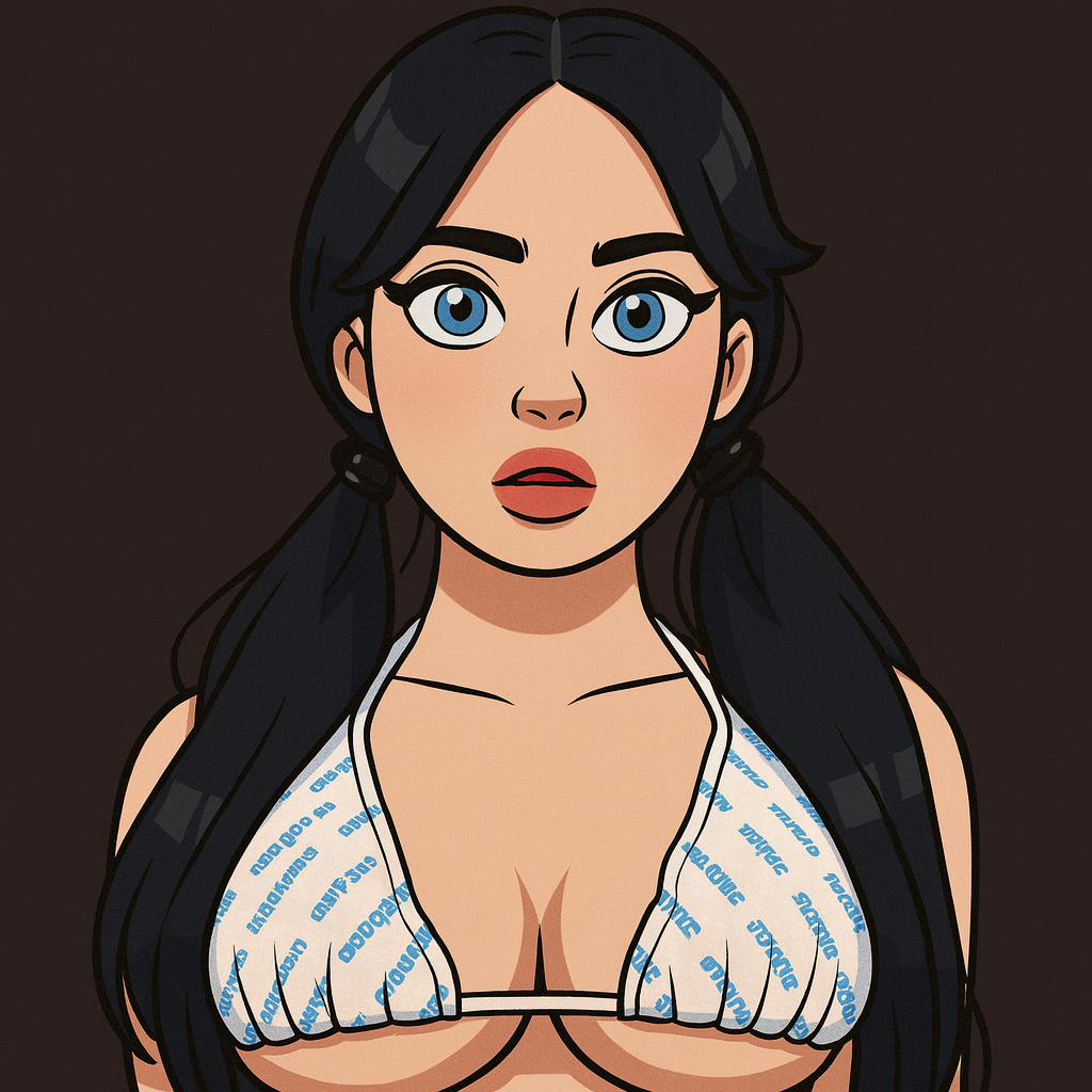 Our in-house created cartoon drawing of Lola Kinks