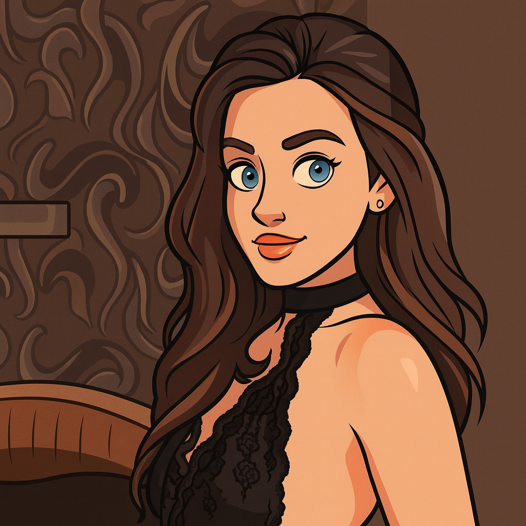 Our in-house created cartoon drawing of Marie