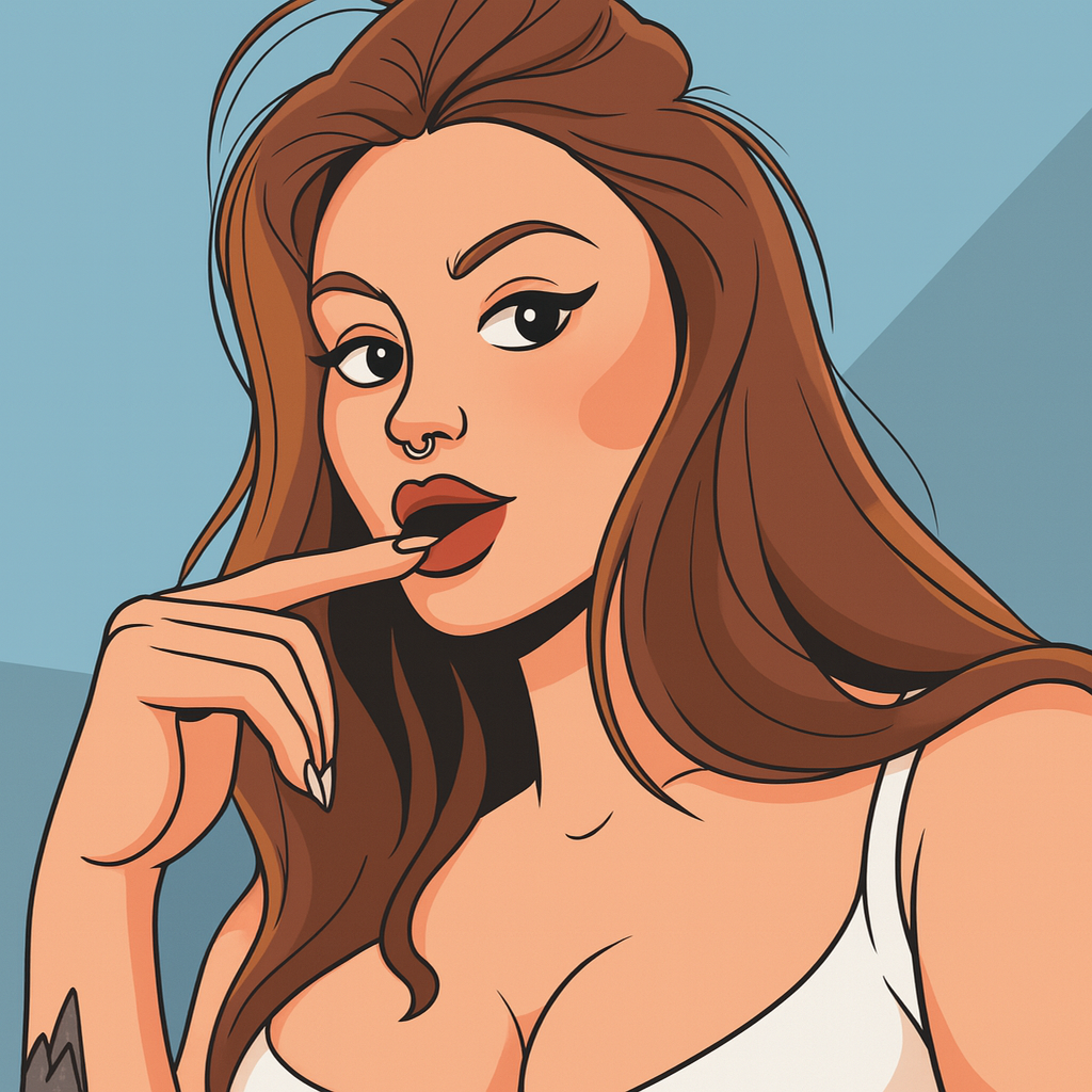 Our in-house created cartoon drawing of Mariposa