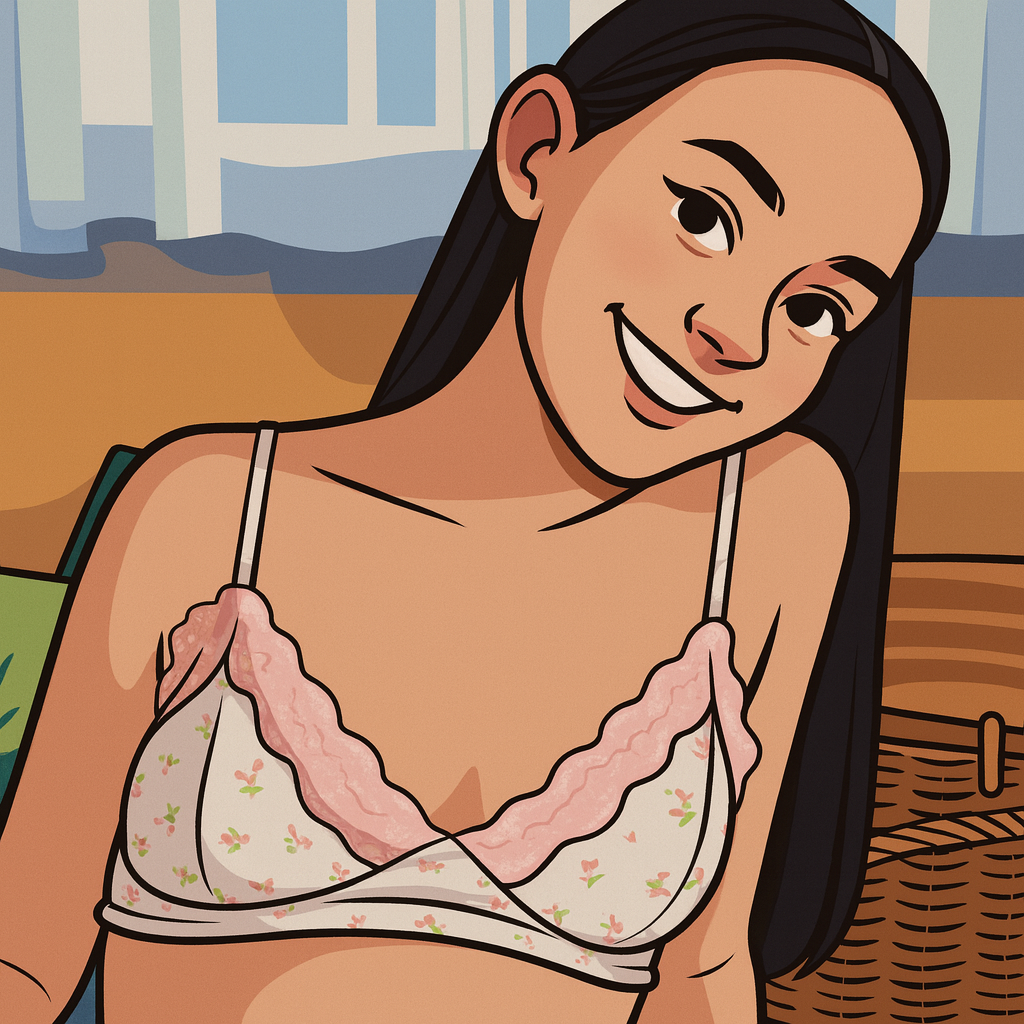 Our in-house created cartoon drawing of Pregnantbella18