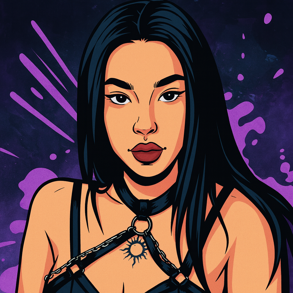 Our in-house created cartoon drawing of Shadow Kitsune