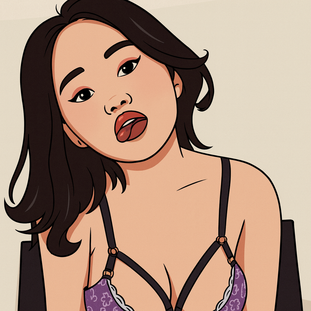 Our in-house created cartoon drawing of Suki