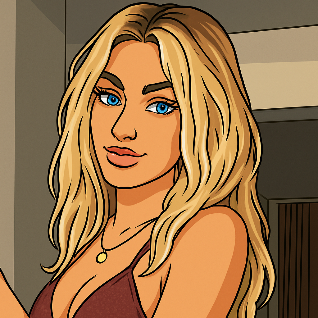Our in-house created cartoon drawing of Dakota Lyn